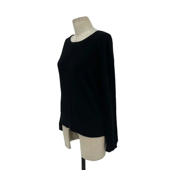 Monrow Classic Black Crewneck Pullover Sweatshirt Size‎ Medium - Picture 5 of 9